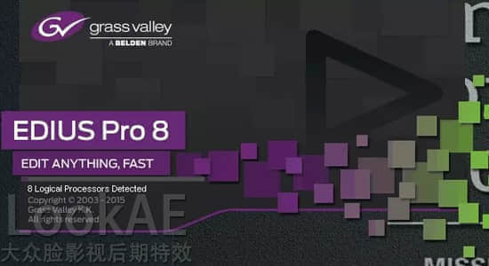 专业非线性视频编辑剪辑软件 Grass Valley EDIUS Pro 8.30.320 + Reset trial beta 5
