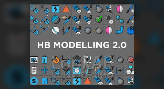 Win/Mac：C4D 快速建模工具脚本合集包 HB ModellingBundle 2.2