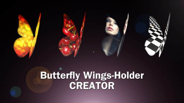 AE模板：漂亮的蝴蝶飞舞特效动画  Butterfly Wings Creator