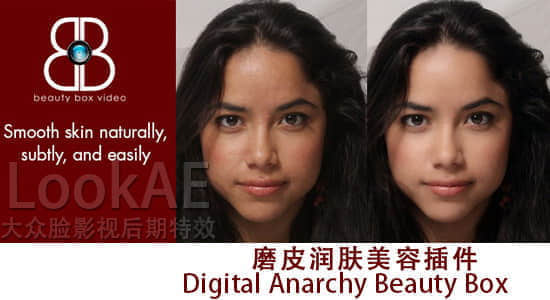 Ae/Pr插件：人像磨皮润肤美容视频插件 Digital Anarchy Beauty Box Video 4.2.3