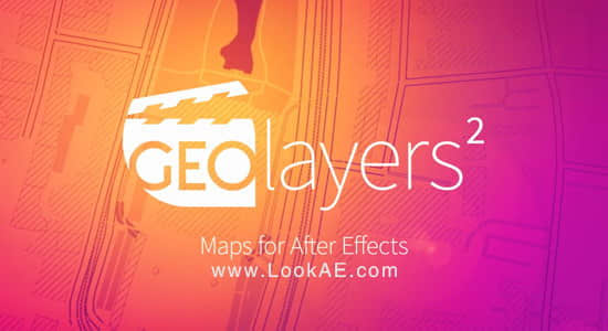 AE脚本-世界地图任意位置路径展示动画 GEOlayers 2 v1.2.8+使用教程