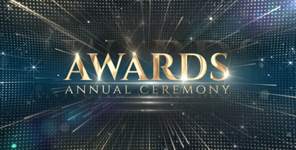 AE模板：大气华丽闪耀颁奖典礼片头包装 Awards Ceremony
