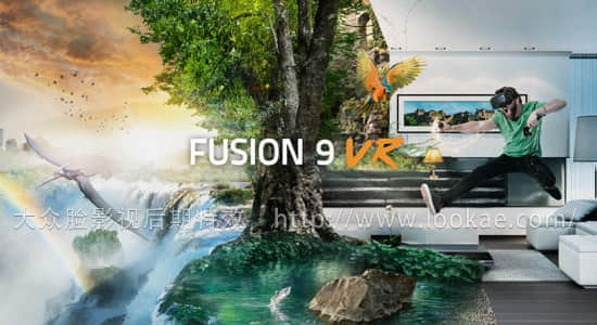 Mac苹果版：影视后期特效合成软件 Blackmagic Design Fusion Studio v9.0