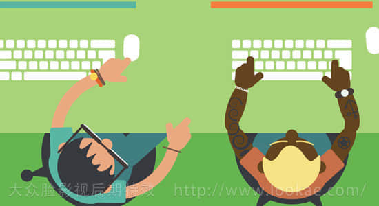 AE教程：MG动画制作基础教程 Lynda - Motion Graphic Design: Composition
