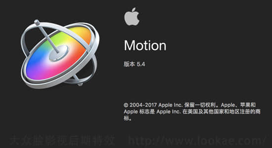 苹果视频制作编辑软件 Motion 5.4.6 英/中文版 免费下载