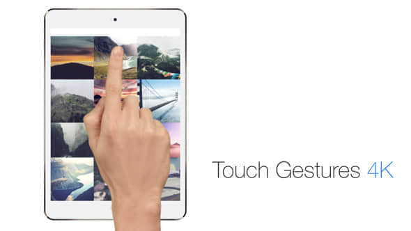 AE模板-手指触控点击手势动画包 Touch Gestures 4K v2.1