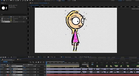 AE教程：二维卡通角色人物动画制作 Udemy – After Effects CC Simple Character Animation