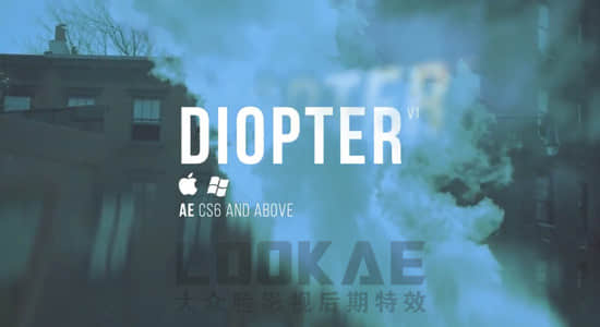 AE插件-光线折射模糊朦胧效果Aescripts Diopter V1.02 Win版