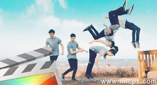 FCPX教程：同场景多个克隆人物冻结出现特效制作 （含练习素材）Final Cut Pro X