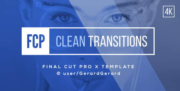 FCPX转场插件-36个简洁图形公司企业商务转场动画 Clean Transitions 免费下载