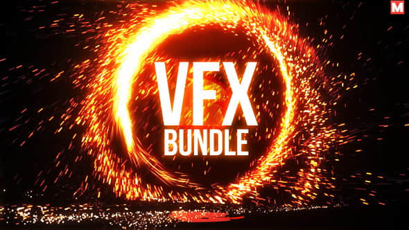 AE模板：粒子能量传送门特效包 Portal Logo VFX Bundle