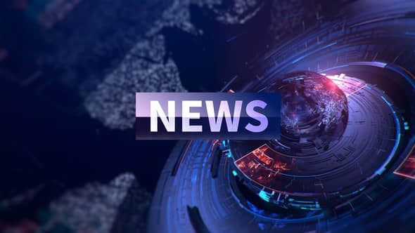 AE模板：科技感电视广播新闻栏目包装 TV News