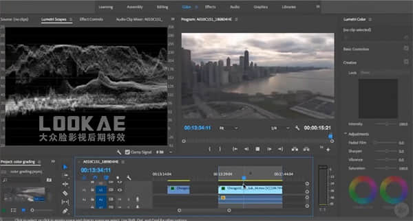 AE教程：视频颜色校正调色教程 Pluralsight – After Effects CC Color Grading