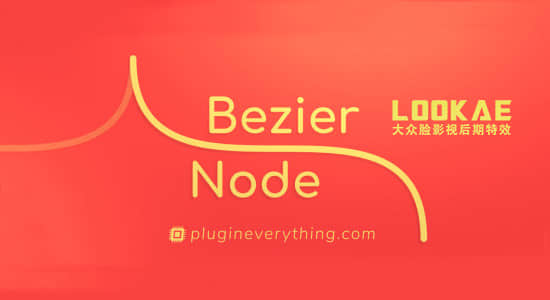 AE插件-贝塞尔曲线路径生成器 AEscripts Bezier Node v1.5.1 Win版+使用教程