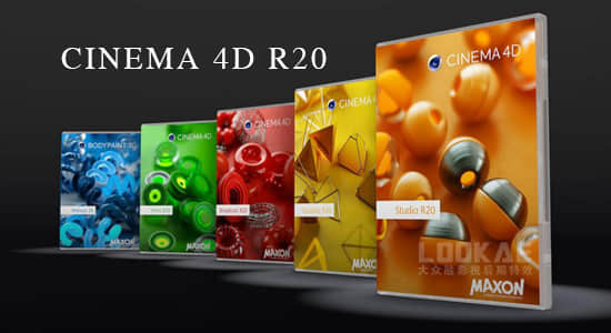MAXON Cinema 4D C4D R20.059 三维软件英文/中文版下载 Win/Mac