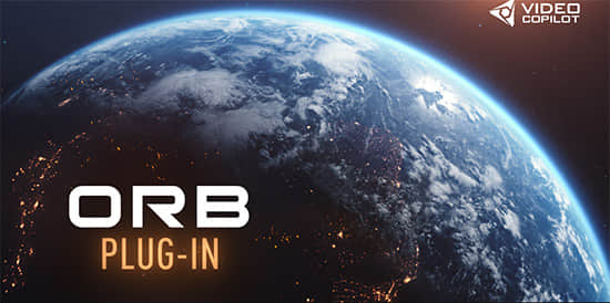 AE插件：三维星球特效插件VideoCopilot ORB Win/Mac + AK第168期使用教程/6K地图贴图
