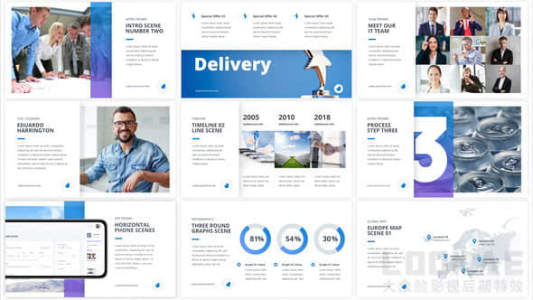 AE模板：公司企业宣传介绍栏目包装 Corporate Presentation Pack 