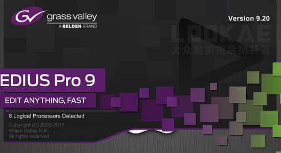 专业非线性视频编辑剪辑软件 Grass Valley EDIUS Pro 9.20.3340