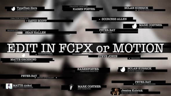 FCPX插件-20个现代字幕条动画 Modern Lower Thirds 4K