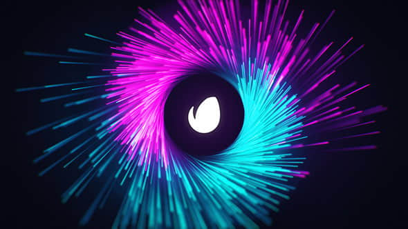 AE模板-漂亮粒子LOGO标志展示片头 Particle Logo Streak