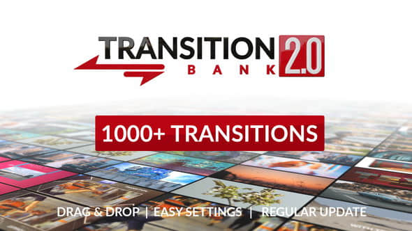 AE模板-1000种信号干扰图形遮罩水墨粒子炫光扭曲变形视频转场 Transition Bank 2.0