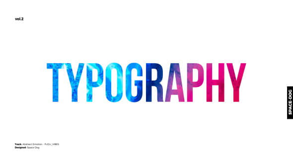 AE模板：文字标题排版设计动画 Typography