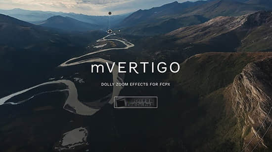 FCPX插件-希区柯克变焦移动轨道摄影车推拉缩放视觉效果 mVertigo 支持M1芯片电脑