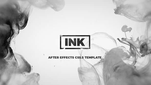 AE模板：中国风水墨文字标题幻灯片效果展示 INK Titles Slideshow