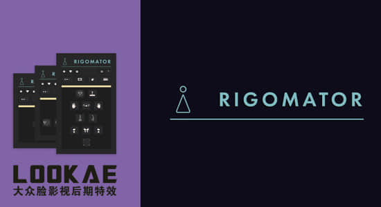AE脚本-人物角色骨骼动作绑定控制工具 Rigomator v1.0.2 + 使用教程