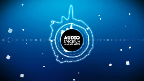 AE模板-科技感音频可视化音谱动画特效Audio React Spectrum Music Visualizer