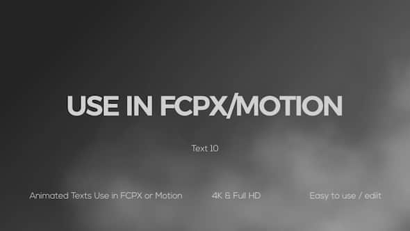 FCPX插件-10种干扰失真文字标题动画 Glitch Animated Titles
