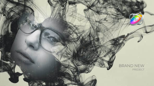 Apple Motion模板-中国风水墨遮罩视频片头文字动画 Ink CInematic Titles