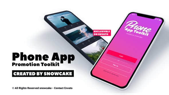 AE模板-三维手机APP界面应用宣传介绍展示Phone App Promotion Toolkit