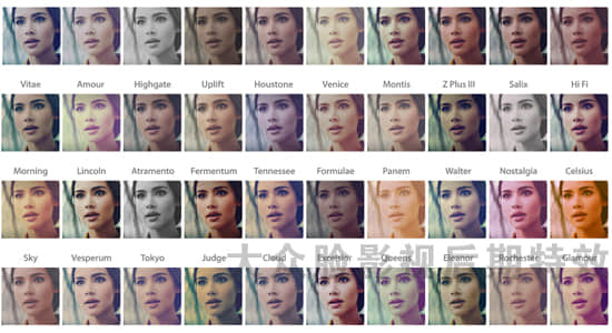 50个Instagram风格电影视频调色LUTs预设（FCPX/PR/PS/AE/达芬奇）Instagrading 50 Color Grading Filters