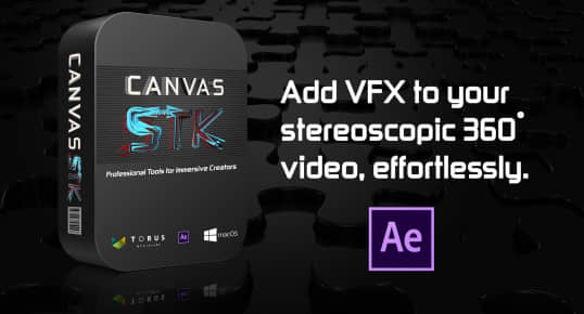 AE脚本-360 VR立体视频制作工具 Canvas STK v1.06+视频教程