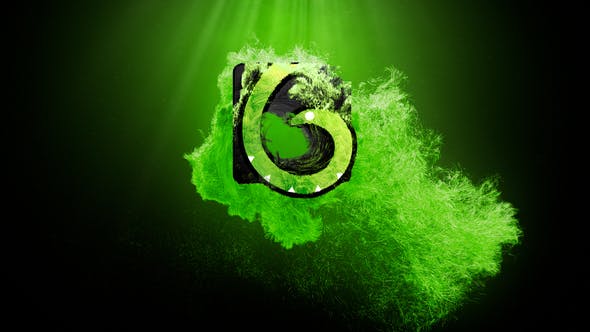 AE模板-大气漂亮粒子LOGO标志片头 Epic Particles Logo