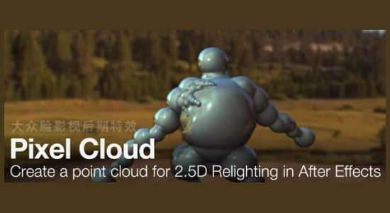 AE插件-三维合成控制处理插件 Pixel Cloud v1.7 Win/Mac版+使用教程