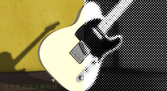 AE插件-黑白圆点填充半调风格特效m’s Halftone v1.5.0 Win中文汉化版