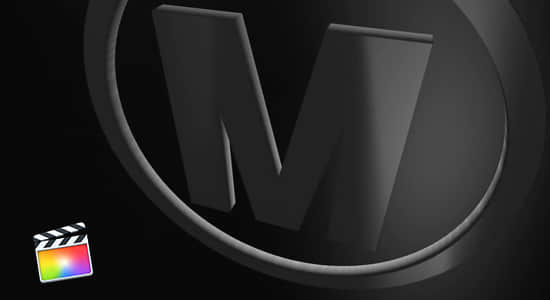 FCPX插件-简洁优雅三维LOGO标志展示片头Elegant Dark Logo Reveal