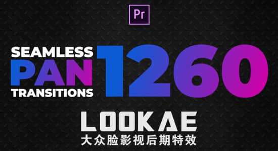PR预设-1260个动感移动缩放模糊干扰无缝视频转场 Seamless Pan Transitions