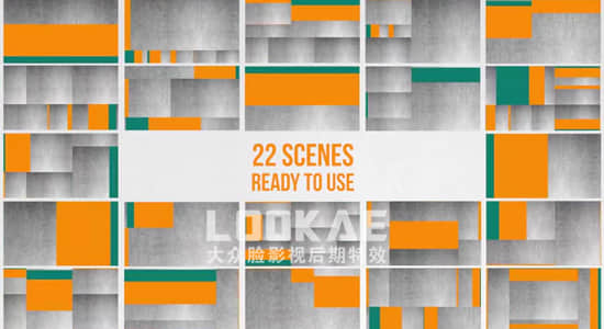 PR模板-22种视频分屏动画预设 Split Screen Constructor Premiere