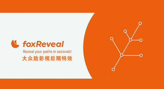 AE脚本-一键快速生成复杂图形路径生长特效动画 foxReveal v1.0 + 使用教程