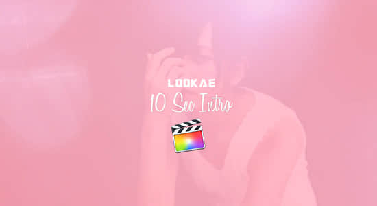 FCPX模板-10秒简洁炫光图像切换LOGO标志片头（支持竖屏）+使用教程