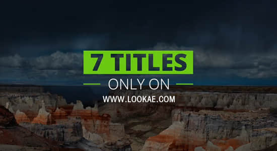 FCPX插件-7种简洁文字标题字幕条动画 Simple Titles & Lower Thirds