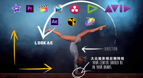 视频素材-45个手绘线条圆圈箭头方框对话气泡标注动画视频素材（有透明通道）