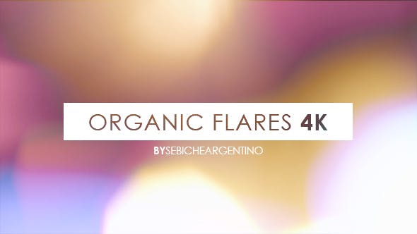 视频素材-16个动感闪烁炫光动画4K视频素材 Organic Flares