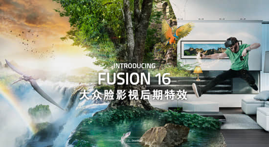 影视后期特效合成软件 Fusion Studio 16.2.4 Win/Mac版