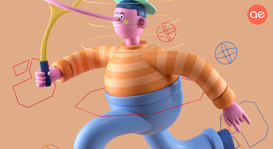 C4D插件-柔软顺溜Q弹风格人物角色动作绑定插件Bendy Limbs Rig for Cinema 4D Win/Mac+使用教程