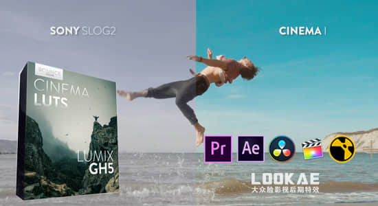 10组电影大片LUTS视频调色预设 Bounce Color CINEMATIC LUTs V-LOG（FCPX/PR/PS/AE/达芬奇/OFX）