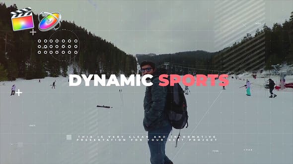 FCPX模板-动感科技风极限运动图文包装介绍 Dynamic Sports + 使用教程